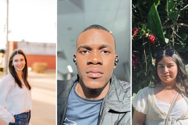 grid of headshots: Bridan Braun, Emmanuel Dhemby Moussabou, Odalys Garcia