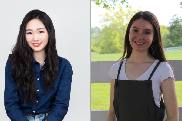 from left headshots of Rachel Hwang and Ella Brown-Terry