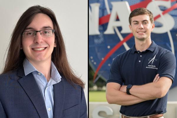 Headshots of Lucas Gastineau and Asa O'Neal