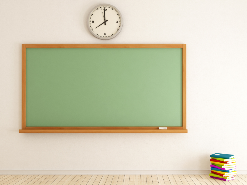 Empty classroom