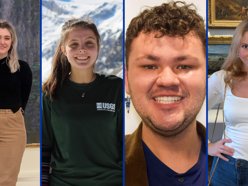 Headshots of Kennedy Bailey, Anna Fatta, Ty Gill and Mary Allison Steel