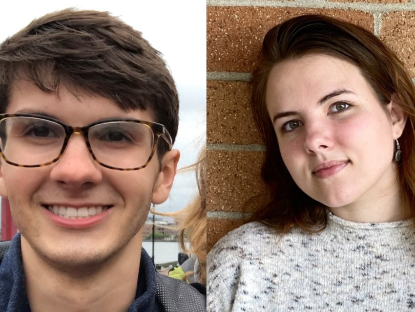 Headshots of Will Anderson and Anna McElhannon