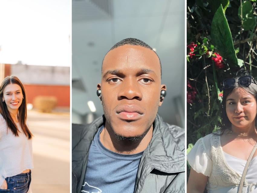grid of headshots: Bridan Braun, Emmanuel Dhemby Moussabou, Odalys Garcia