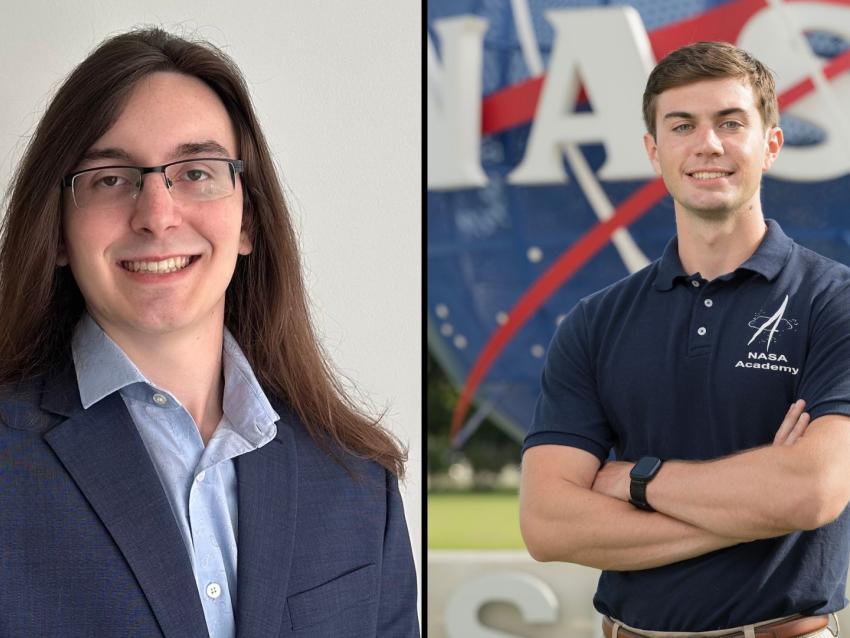 Headshots of Lucas Gastineau and Asa O'Neal